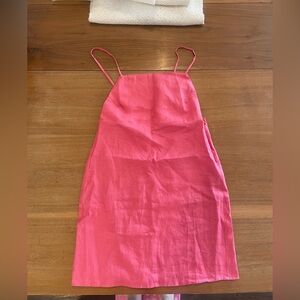 NWT Reformation Pink Mini Dress